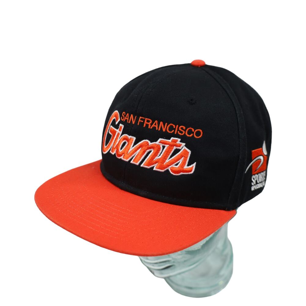 Vintage Sport Specialties San Francisco Giants Script Spellout Snapback Hat